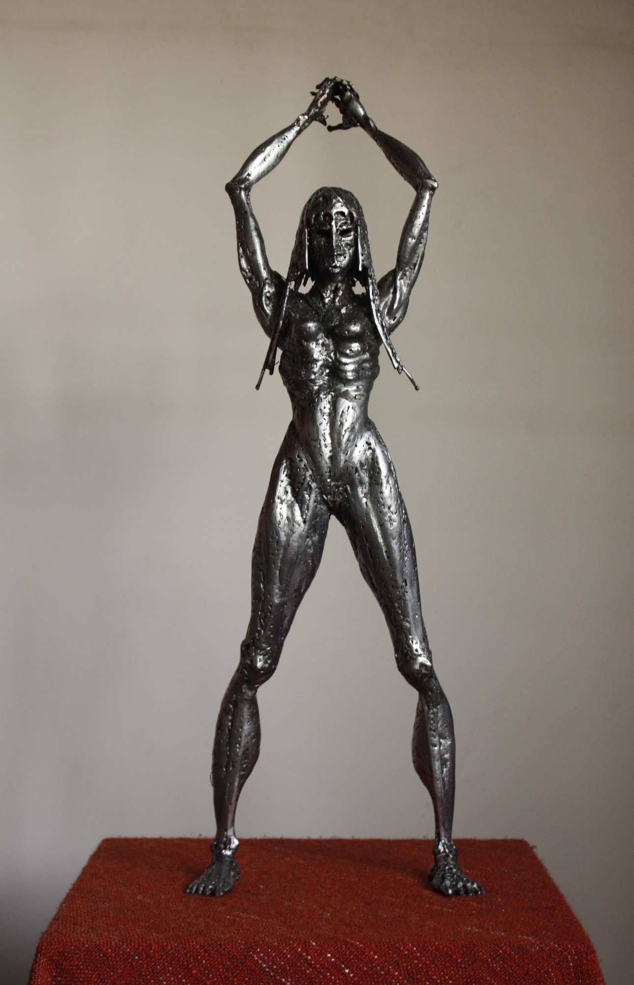 Freya's Will — forged metal sculpture