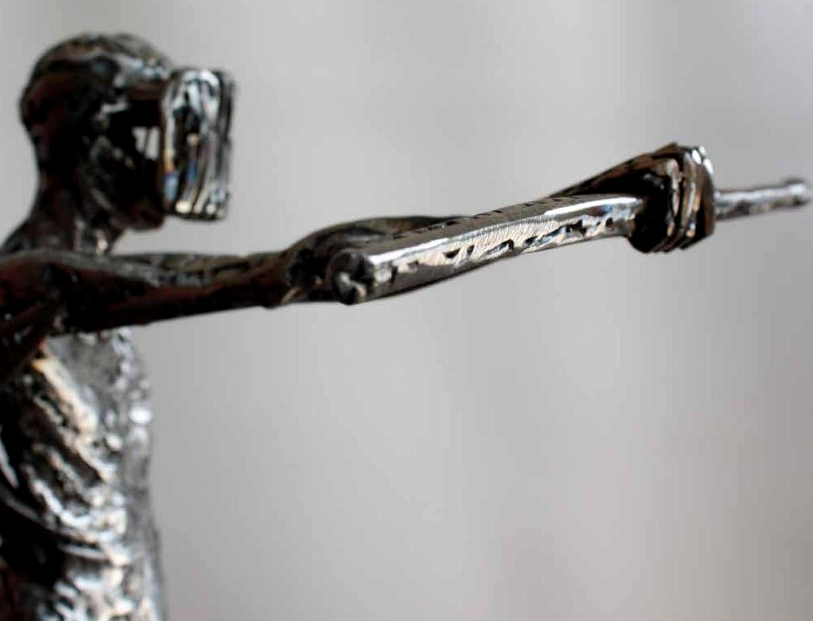 Zaqar — forged metal sculpture